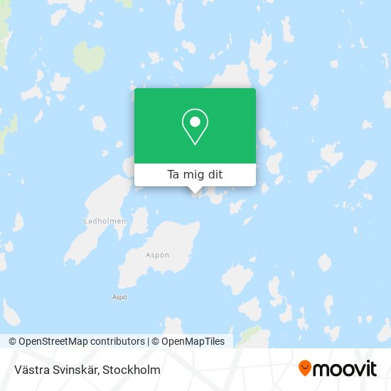 Västra Svinskär karta