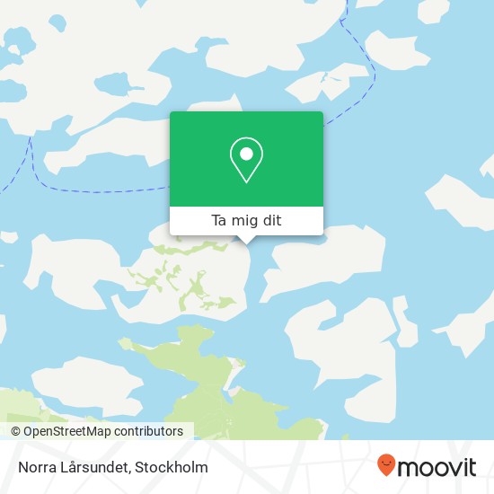 Norra Lårsundet karta