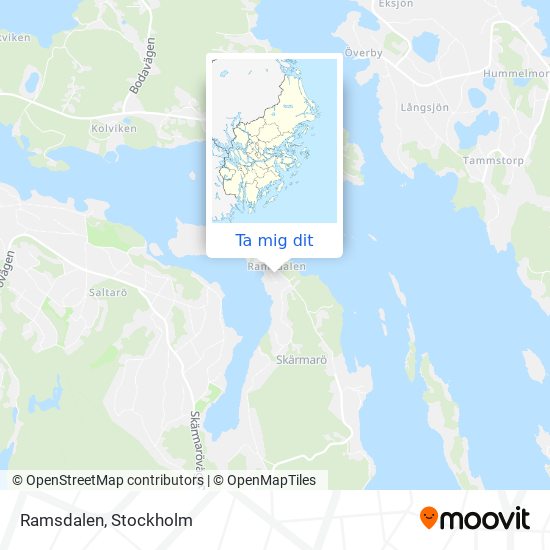 Ramsdalen karta