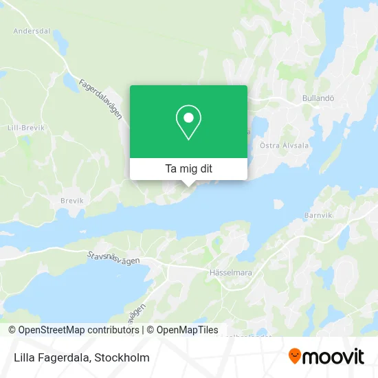 Lilla Fagerdala karta