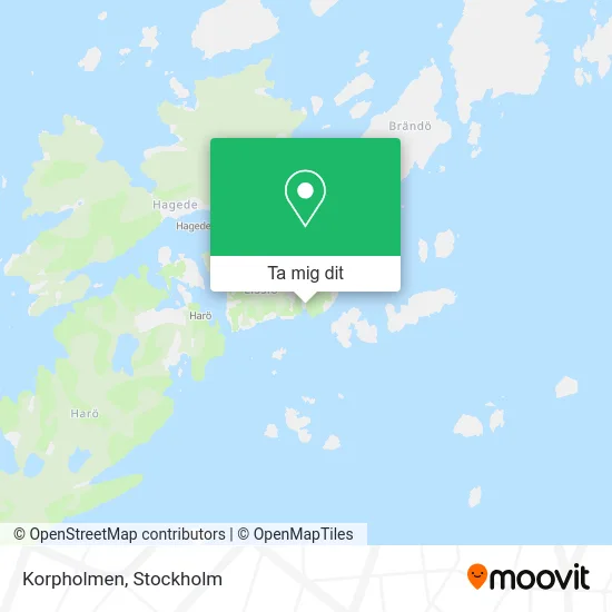Korpholmen karta