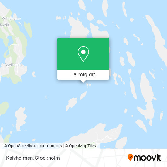 Kalvholmen karta