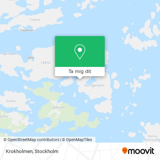 Krokholmen karta