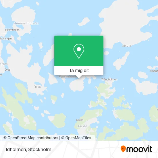 Idholmen karta