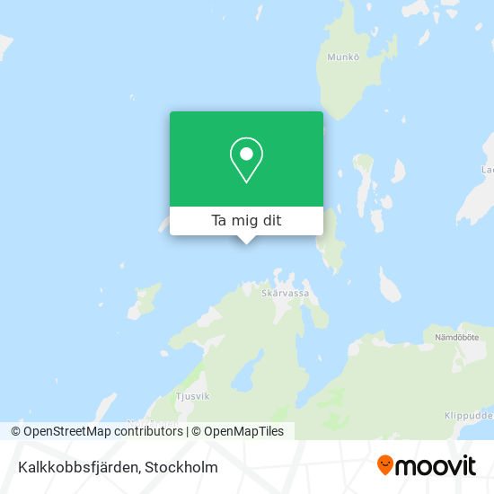 Kalkkobbsfjärden karta