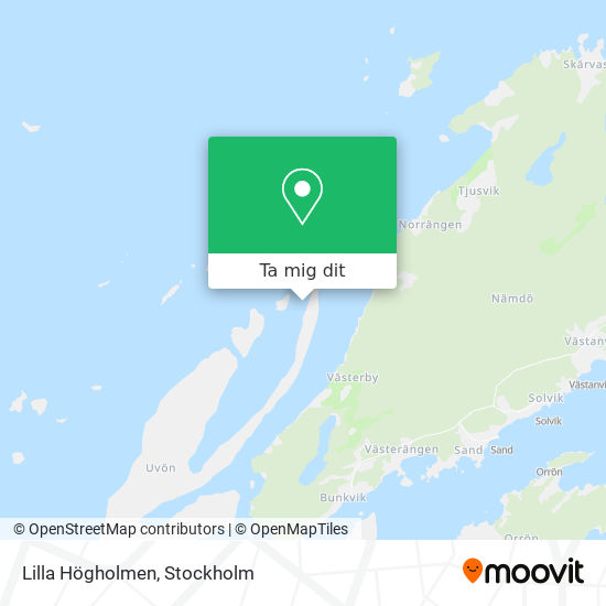 Lilla Högholmen karta