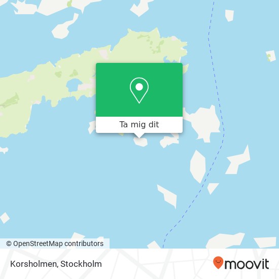 Korsholmen karta