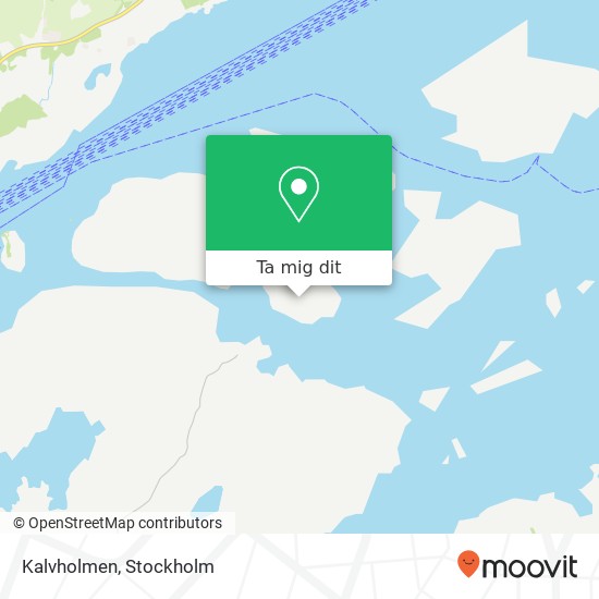 Kalvholmen karta