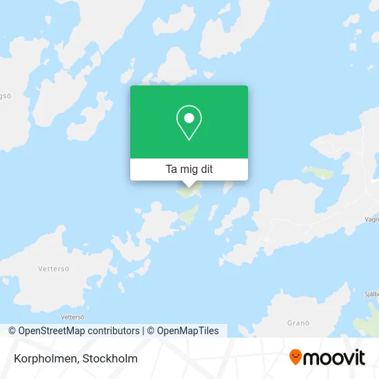 Korpholmen karta