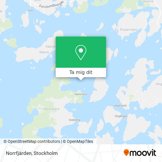 Norrfjärden karta