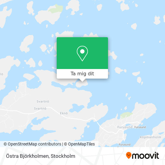 Östra Björkholmen karta