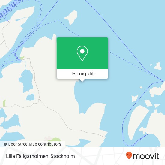 Lilla Fällgatholmen karta