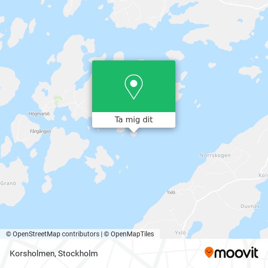 Korsholmen karta