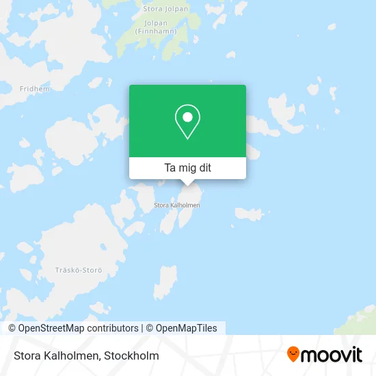 Stora Kalholmen karta