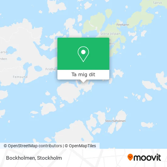 Bockholmen karta