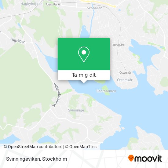 Svinningeviken karta