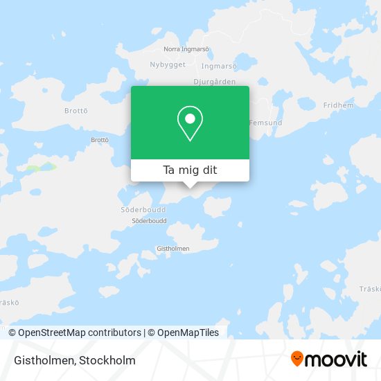 Gistholmen karta