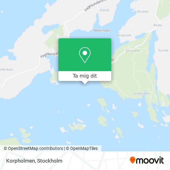 Korpholmen karta