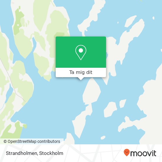 Strandholmen karta