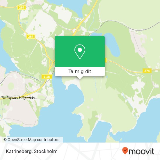 Katrineberg karta