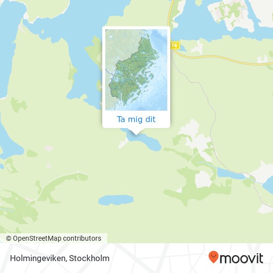 Holmingeviken karta