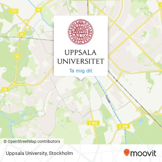 Uppsala University karta