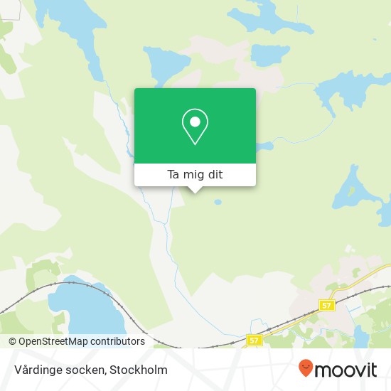 Vårdinge socken karta