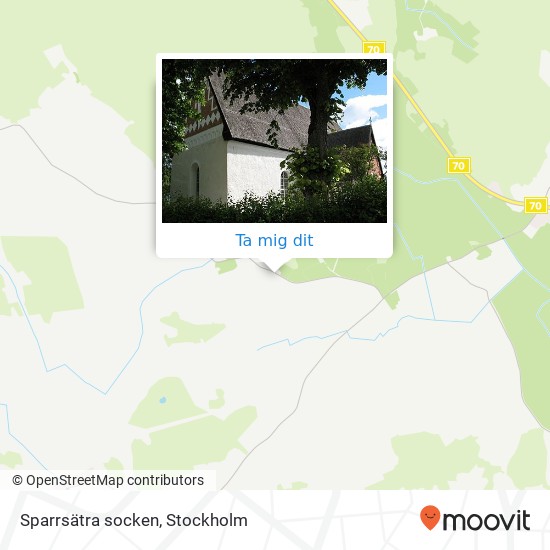 Sparrsätra socken karta