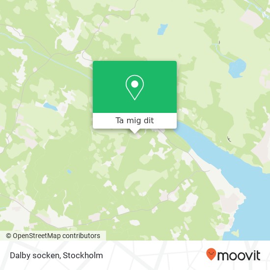 Dalby socken karta