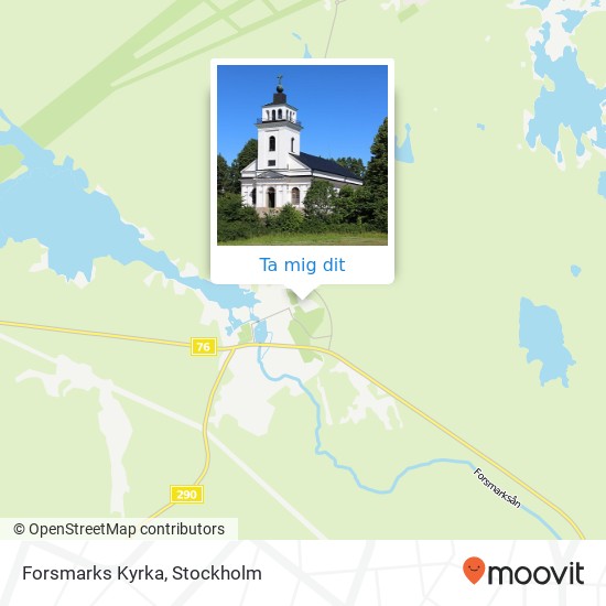 Forsmarks Kyrka karta