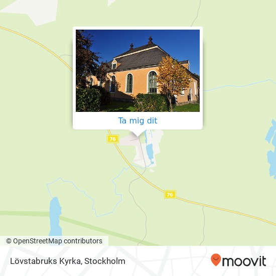 Lövstabruks Kyrka karta