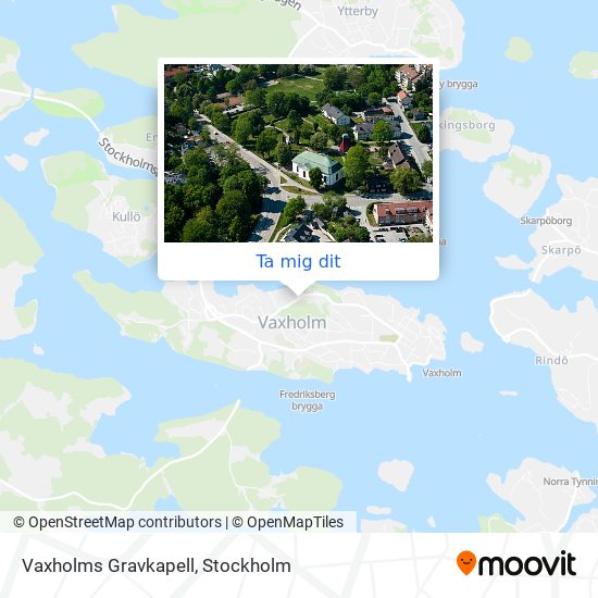 Vaxholms Gravkapell karta