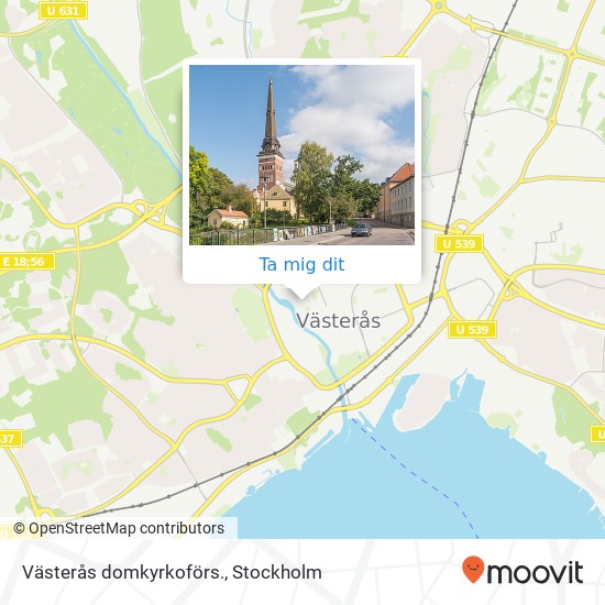 Västerås domkyrkoförs. karta