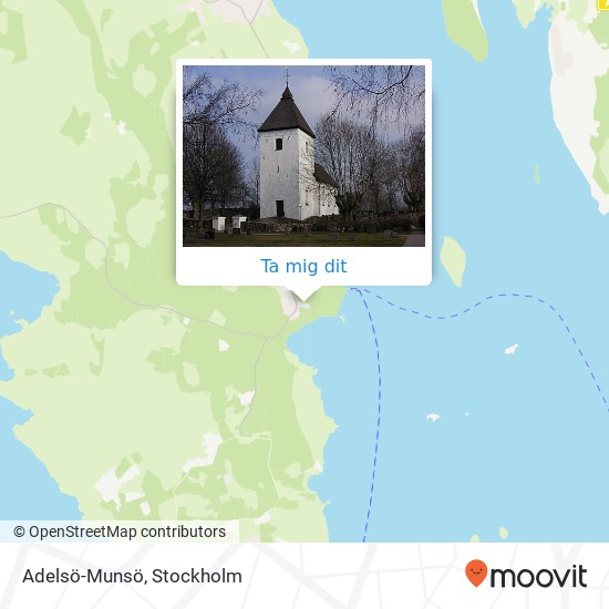 Adelsö-Munsö karta