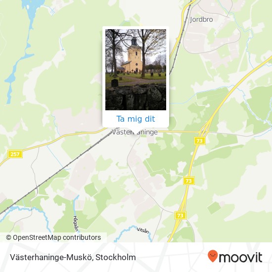 Västerhaninge-Muskö karta