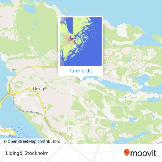 Lidingö karta