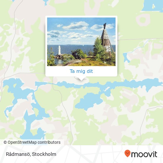 Rådmansö karta