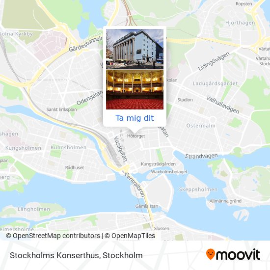 Stockholms Konserthus karta