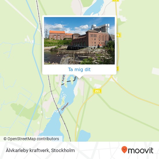 Älvkarleby kraftverk karta