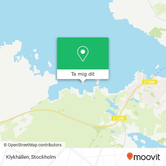 Klykhällen karta