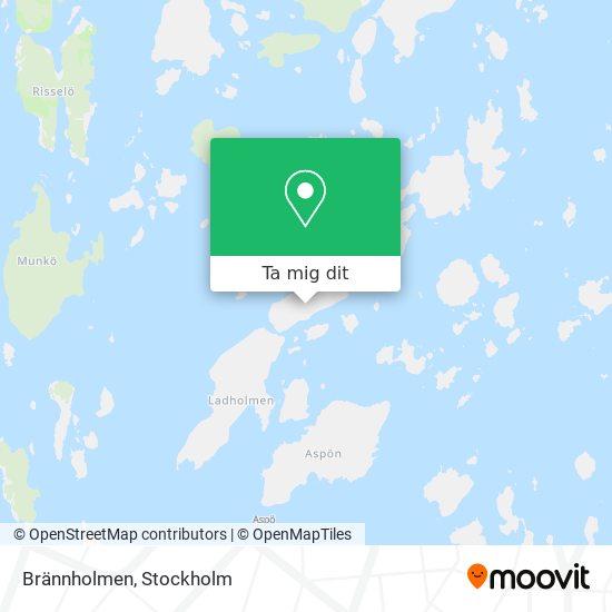 Brännholmen karta