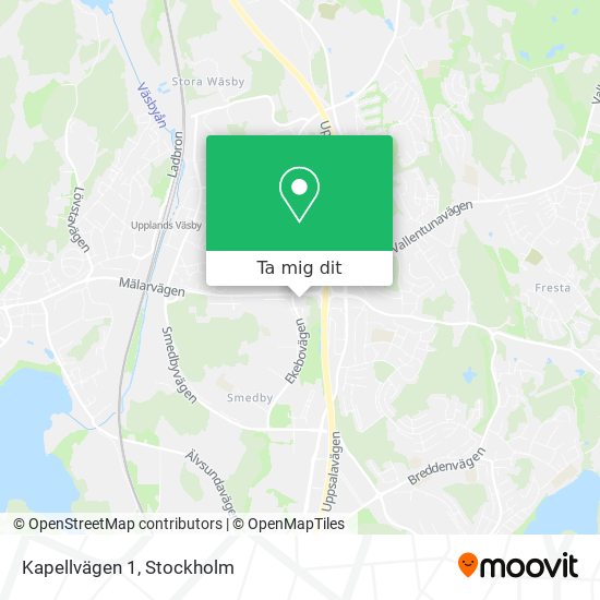 Kapellvägen 1 karta