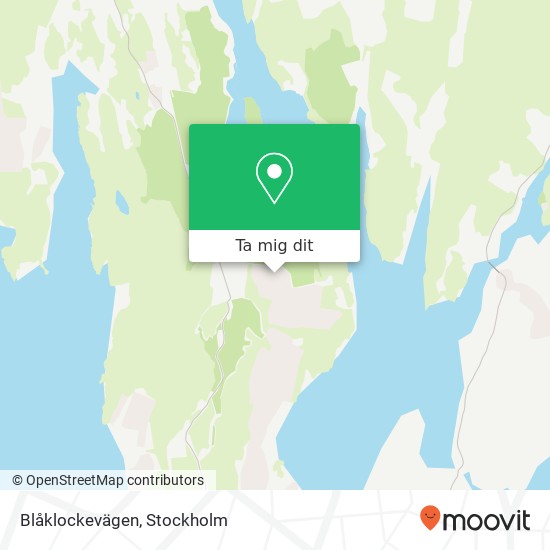 Blåklockevägen karta