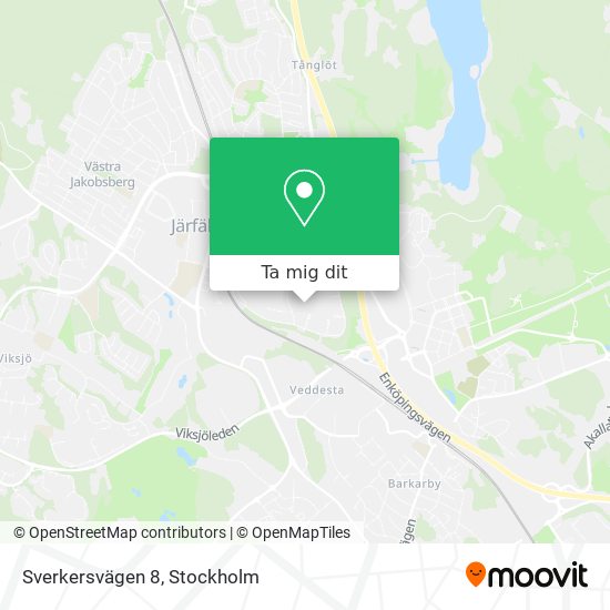 Sverkersvägen 8 karta