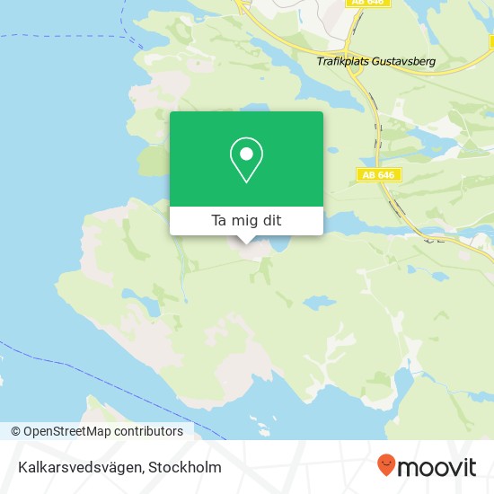 Kalkarsvedsvägen karta