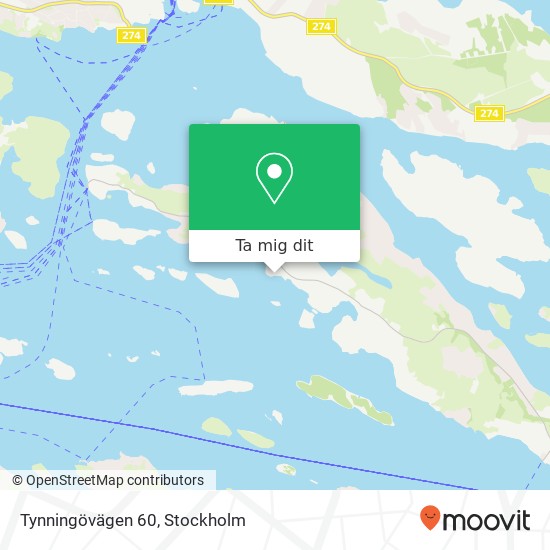 Tynningövägen 60 karta
