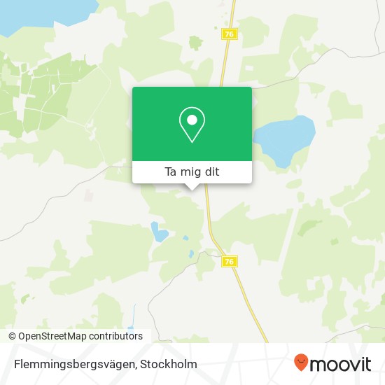 Flemmingsbergsvägen karta