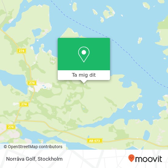 Norråva Golf karta