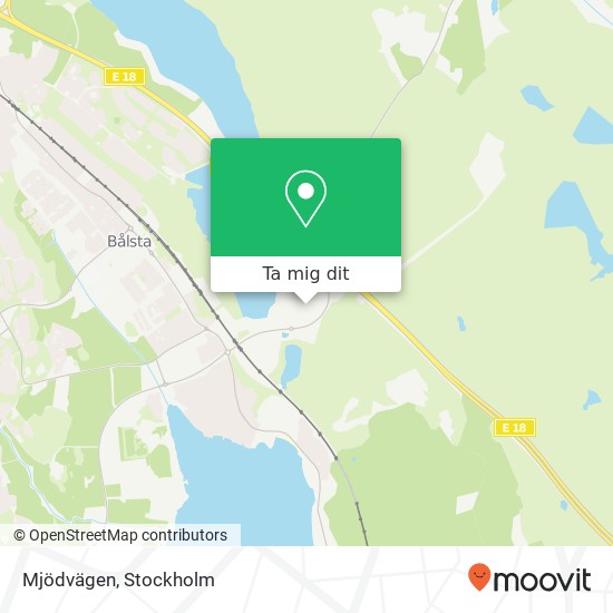 Mjödvägen karta