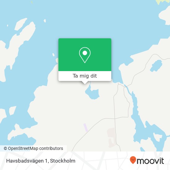 Havsbadsvägen 1 karta